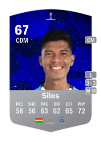 Pedro Siles CONMEBOL Sudamericana 67 Overall Rating