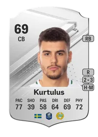 Edvin Kurtulus Rare 69 Overall Rating