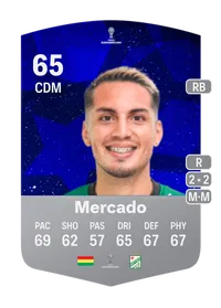 Juan Mercado CONMEBOL Sudamericana 65 Overall Rating