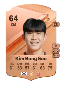 Kim Bong Soo Rare 64 Overall Rating