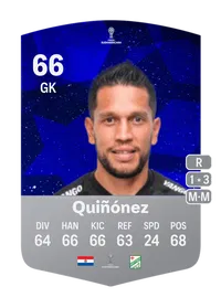 Wilson Quiñónez CONMEBOL Sudamericana 66 Overall Rating