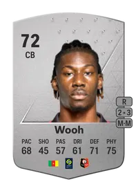 Christopher Wooh Common 72 Overall Rating