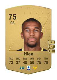 Isak Hien Common 75 Overall Rating