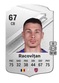 Bogdan Racovițan Rare 67 Overall Rating