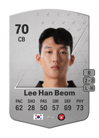 Lee Han Beom Common 70 Overall Rating