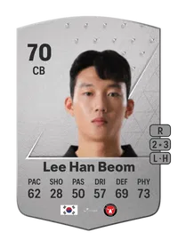 Lee Han Beom Common 70 Overall Rating