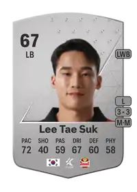 Lee Tae Suk Common 67 Overall Rating