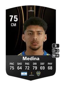 Cristian Medina CONMEBOL Libertadores 75 Overall Rating