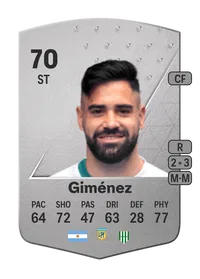 Milton Giménez Common 70 Overall Rating