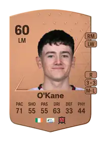 Ryan O'Kane Common 60 Overall Rating