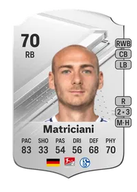 Henning Matriciani Rare 70 Overall Rating