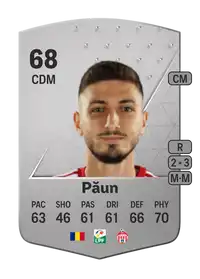 Nicolae Păun Common 68 Overall Rating