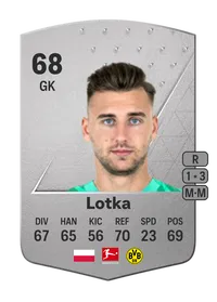 Marcel Lotka Common 68 Overall Rating