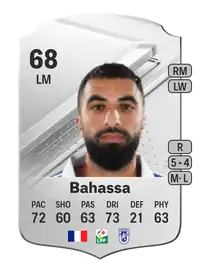 Yassine Bahassa Rare 68 Overall Rating