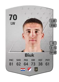 Stipe Biuk Common 70 Overall Rating