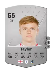 Connor Taylor Common 65 Overall Rating