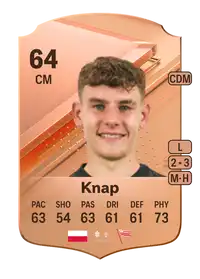 Karol Knap Rare 64 Overall Rating