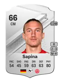 Vinko Sapina Rare 66 Overall Rating