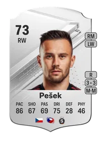 Jakub Pešek Rare 73 Overall Rating