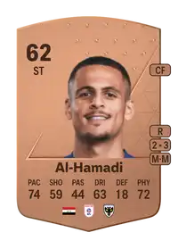 Ali Al-Hamadi Common 62 Overall Rating