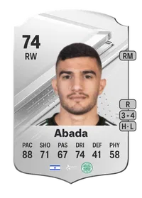 Liel Abada Rare 74 Overall Rating