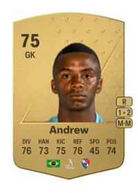 Andrew Common 75 Overall Rating