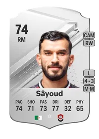 Amir Sâyoud Rare 74 Overall Rating