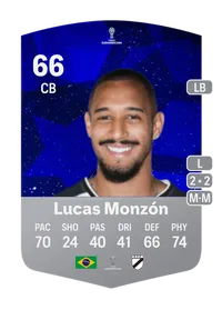 Lucas Monzón CONMEBOL Sudamericana 66 Overall Rating