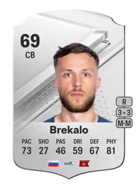 David Brekalo Rare 69 Overall Rating