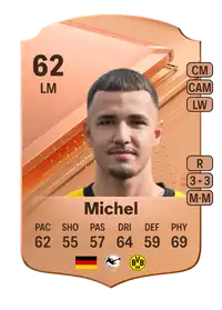 Falko Michel Rare 62 Overall Rating