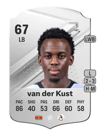 Djevencio van der Kust Rare 67 Overall Rating