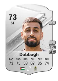 Oday Dabbagh Rare 73 Overall Rating