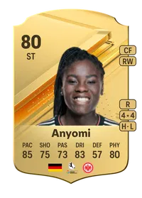 Nicole Anyomi Rare 80 Overall Rating