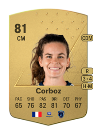 Daphne Corboz Common 81 Overall Rating
