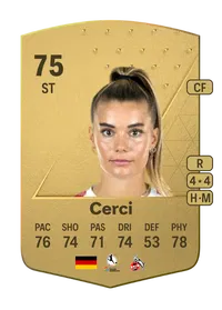 Selina Cerci Common 75 Overall Rating