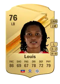 Kethna Louis Rare 76 Overall Rating