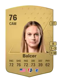 Bethany Balcer Common 76 Overall Rating