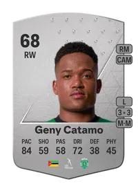 Geny Catamo Common 68 Overall Rating