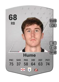 Trai Hume Common 68 Overall Rating