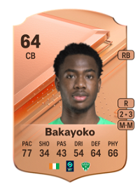Abdoulaye Bakayoko Rare 64 Overall Rating