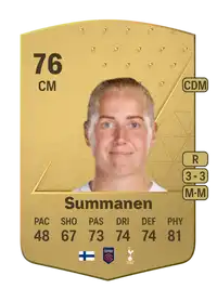 Eveliina Summanen Common 76 Overall Rating