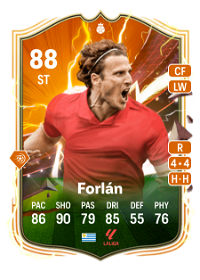 Diego Forlán UT Heroes 88 Overall Rating