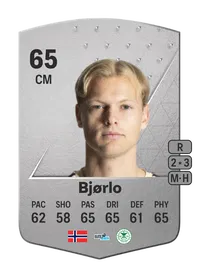 Morten Bjørlo Common 65 Overall Rating