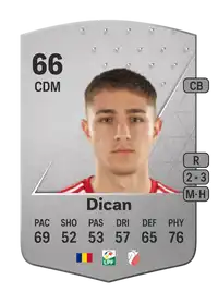 Victor Dican Common 66 Overall Rating