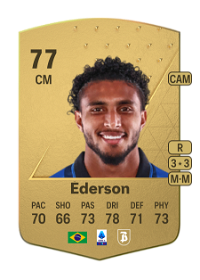 Éderson Common 77 Overall Rating