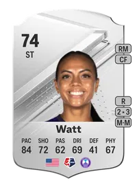 Ally Watt Rare 74 Overall Rating