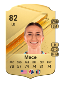 Hailie Mace Rare 82 Overall Rating