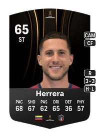 Santiago Herrera CONMEBOL Libertadores 65 Overall Rating