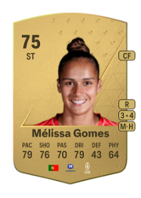 Mélissa Gomes Common 75 Overall Rating