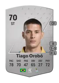 Tiago Orobó Common 70 Overall Rating